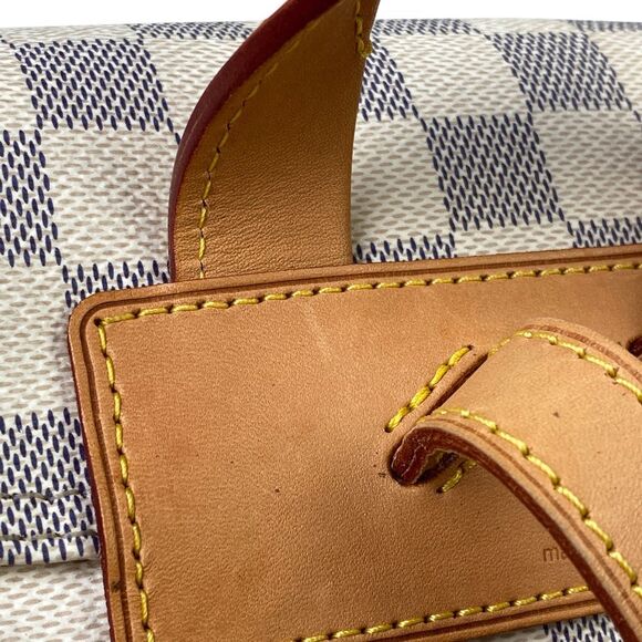 Louis Vuitton Sperone Backpack Daypack Rucksack Damier Azur White - Picture 8 of 14